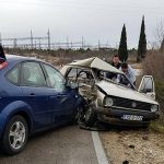 Jedna osoba ozlijeđena u teškom sudaru!