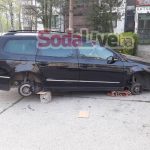 (FOTO)  U toku noći nepoznate osobe otuđile gume sa automobila