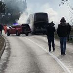 Zapalio se “Globtourov” autobus na putu Mostar – Čitluk