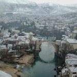 (VIDEO) Mostar pod snijegom iz ptičje perspektive