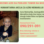 Pomozimo Azri da pobijedi tumor na mozgu