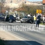 (FOTO) Lančani sudar pet vozila u mjestu Šije, saobraćaj potpuno obustavljen