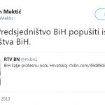 Dragan Mektić ‘razvalio’ novim tvitom: Sad će i Predsjedništvo BiH popušiti…