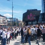 Počeo protest ljekara u Sarajevu