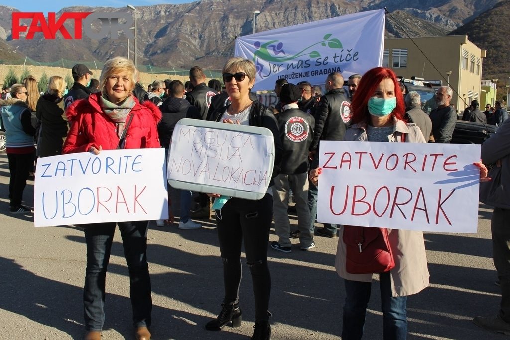 Građani opet pred Uborkom: Tijelima ćemo spriječiti dovoz smeća na ovu deponiju