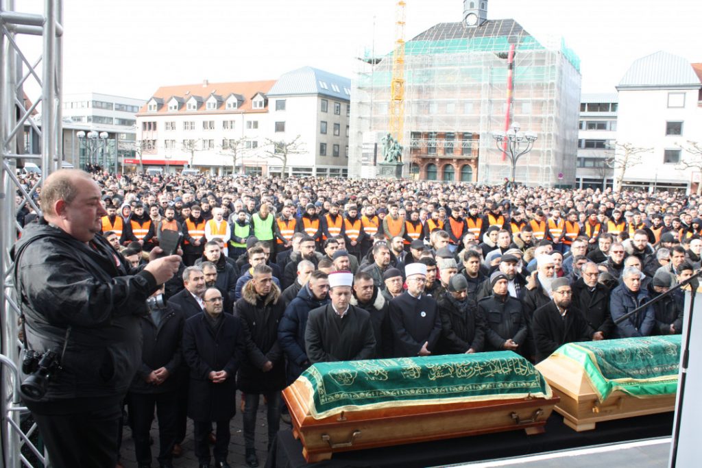 Suze i jecaji na oproštaju od Kurtovića, koji je ubijen u krvavom pohodu u Hanauu