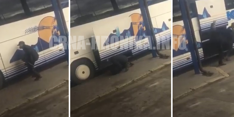 Sarajevo: Migrant se pokušao sakriti u autobus, dobio “nogu” od vozača