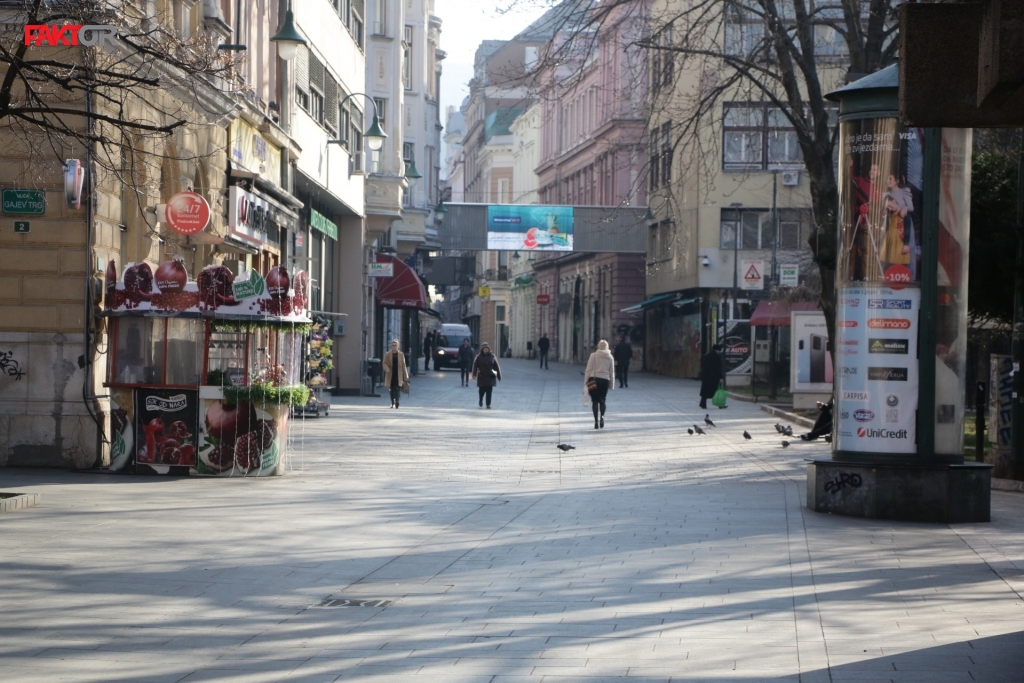 Poštuje li se naredba Štaba civilne zaštite FBiH: Ovako jutros izgleda Sarajevo