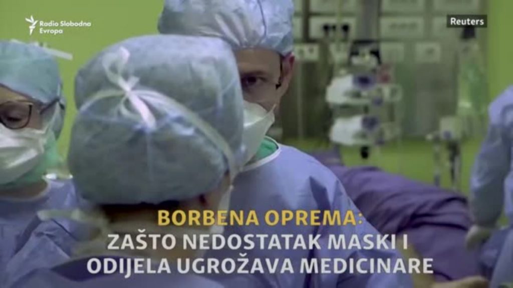 (VIDEO) Nestašica zaštitnih maski i mantila na prvoj liniji odbrane