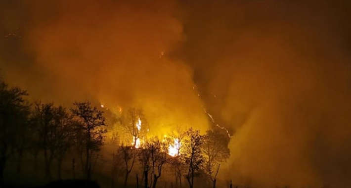 (FOTO) Dramatično stanje u Konjicu, vatra se širi, ugrožene si i kuće