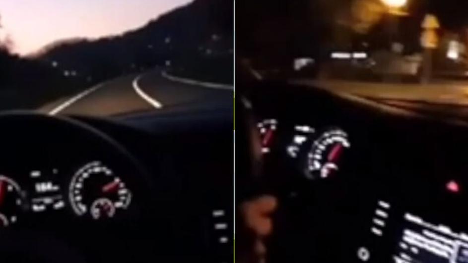 Procurila video snimka: Divljali sa 180 i 213 km/h