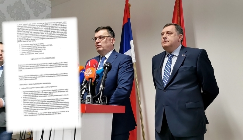 Dodik i Tegeltija tvrde da je sve spremno za raspodjelu 333 miliona eura, potpisani dokumenti ih demantiraju