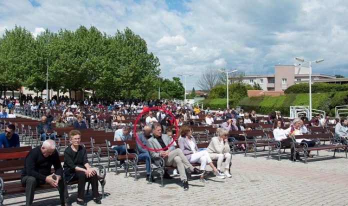 Zdravko Mamić sjedio u prvom redu na misi u Međugorju