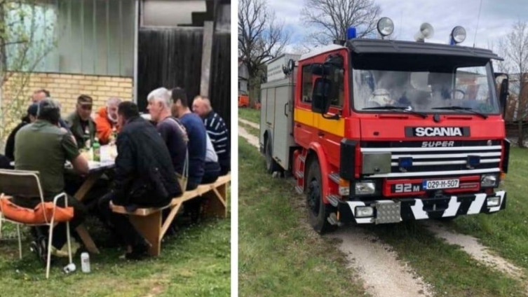 Uz načelnika općine, janje okretali šef civilne zaštite i komandir vatrogasaca