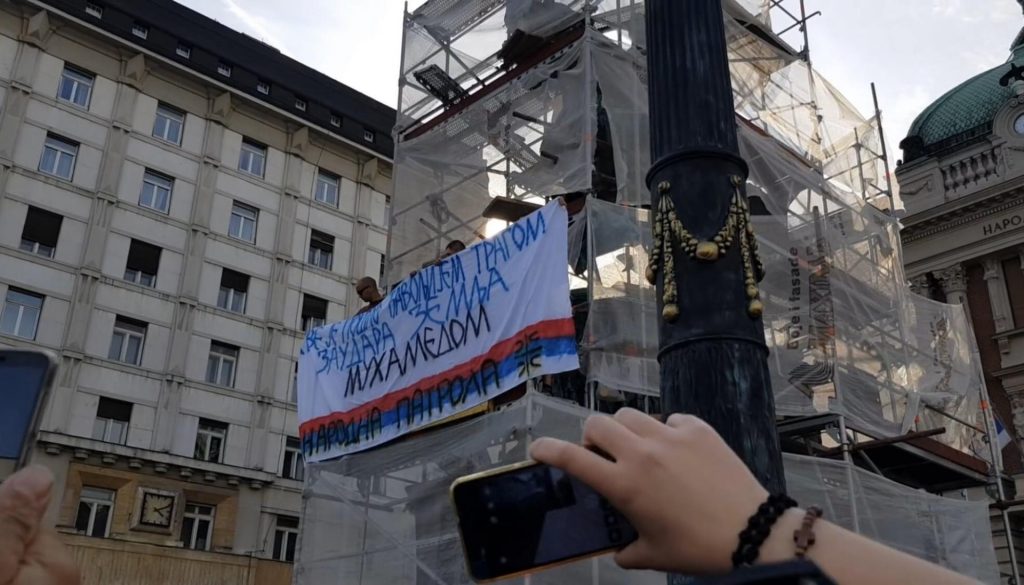 Sa protesta opozicije u Beogradu: Brutalno vrijeđanje poslanika Muhameda