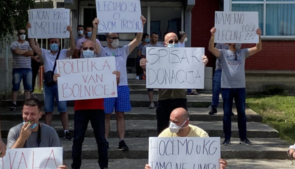 Protest u Novom Pazaru zbog stanja u bolnici i skrivanja podataka o broju umrlih