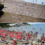 (FOTO)  Pogledajte izgled plaža u Hrvatskoj prije i tokom pandemije koronavirusa