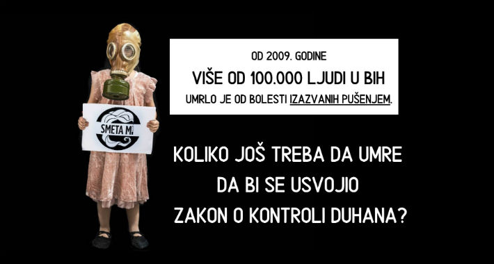 U BiH više od 100.000 ljudi umrlo od bolesti izazvanih pušenjem u posljednjih 11 godina