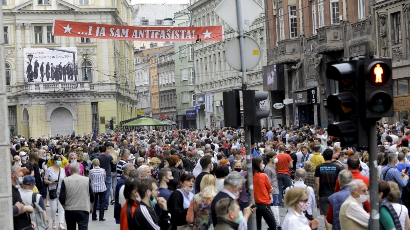 Prekršajne prijave organizatorima protesta protiv bleiburške mise