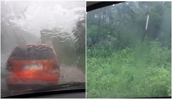 Veliko nevrijeme u Srednjoj Bosni: Nakon Bugojna, stiglo i u Zenicu (VIDEO)