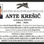 Preminuo hercegovački političar i pčelar Ante Krešić