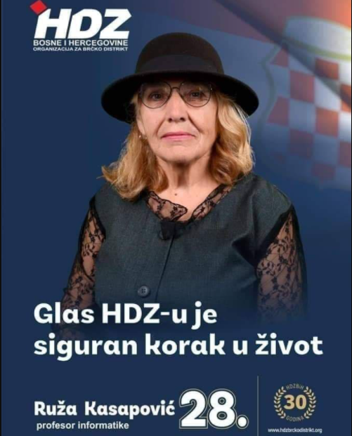 Na listi za Brčko je Ruža Kasapović, žena koja je osvojila 71 glas na ranijim izborima