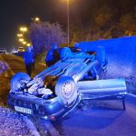 (FOTO) Mostar: Automobilom sletio s nadvožnjaka