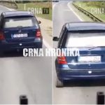 I ovo je BiH: Vozio tele u Mercedesu A klase! (VIDEO)