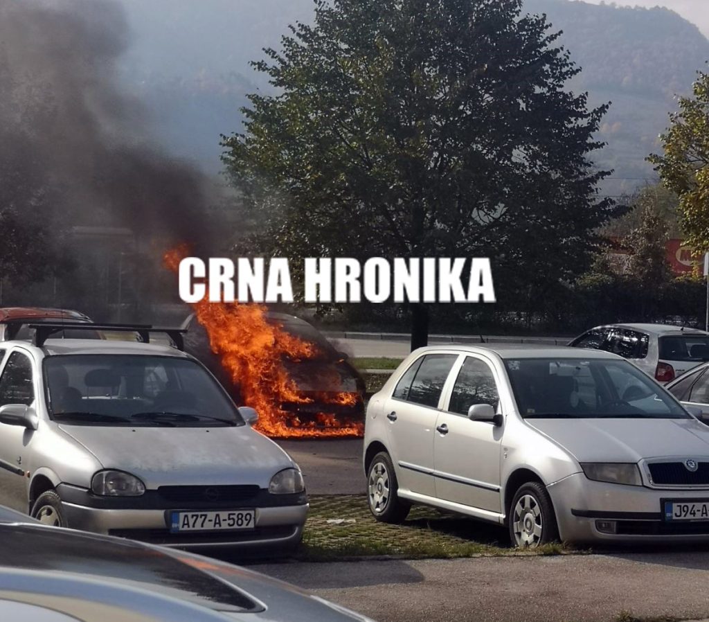 Izgorio automobil u Zenici! (FOTO)