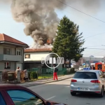 (VIDEO) Požar na porodičnoj kući u Živinicama