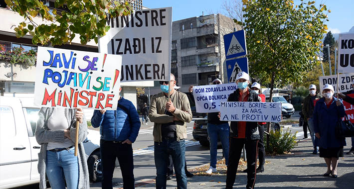 “Ministre, izađi iz bunkera”: Zdravstveni radnici izašli na ulice i najavili generalni štrajk