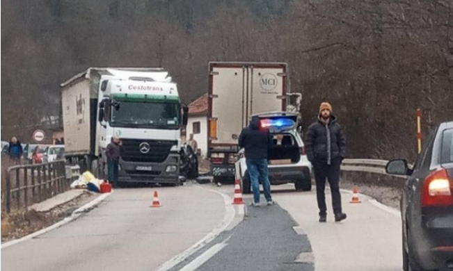 Teška nesreća na magistralnom putu Olovo – Kladanj