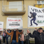 Protest građana Gornjeg Vakufa/Uskoplja, tvrde da izbori nisu legalni