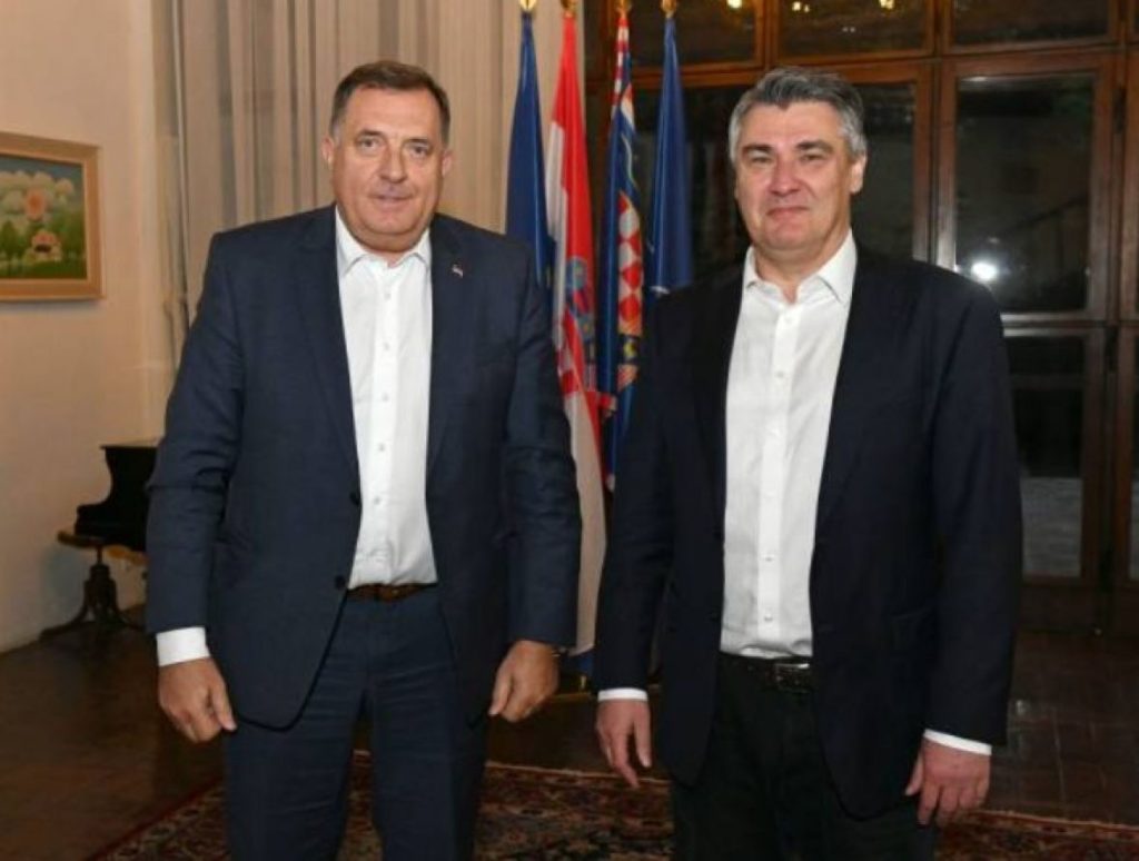 Predsjednik Hrvatske: “Milanović: Šta god pokušam popraviti, Dodik zezne”