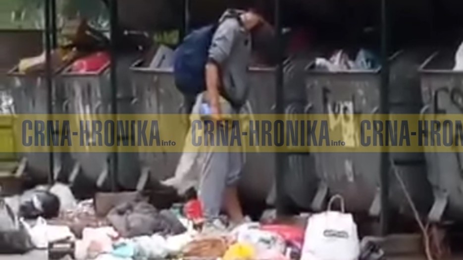 (VIDEO) Sramotno ponašanje u Sarajevu: Komunalci ga zatekli kako izbacuje smeće iz kontejnera