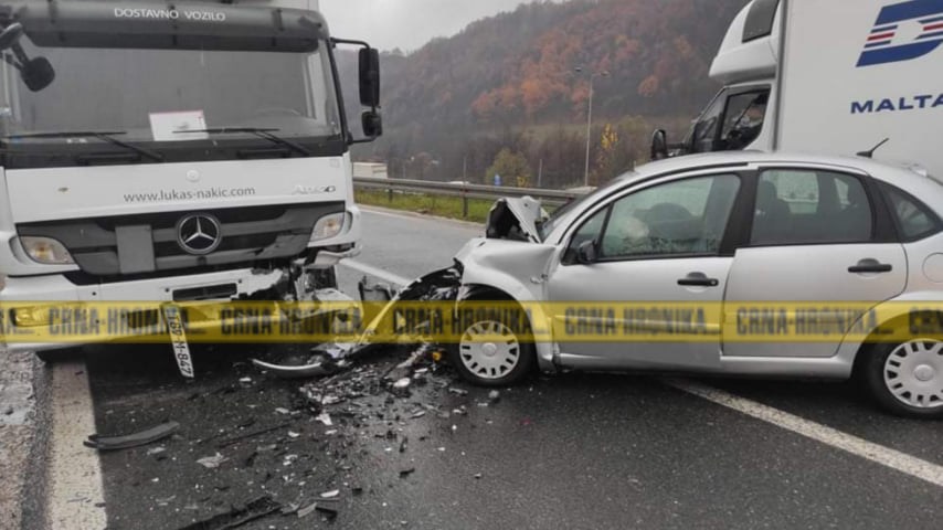 (VIDEO) Kilometarska kolona vozila: Nesreća u Vogošći, jedna osoba povrijeđena