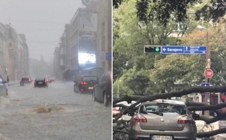 Naradžasto upozorenje: Snažni udari vjetra, moguće i poplave