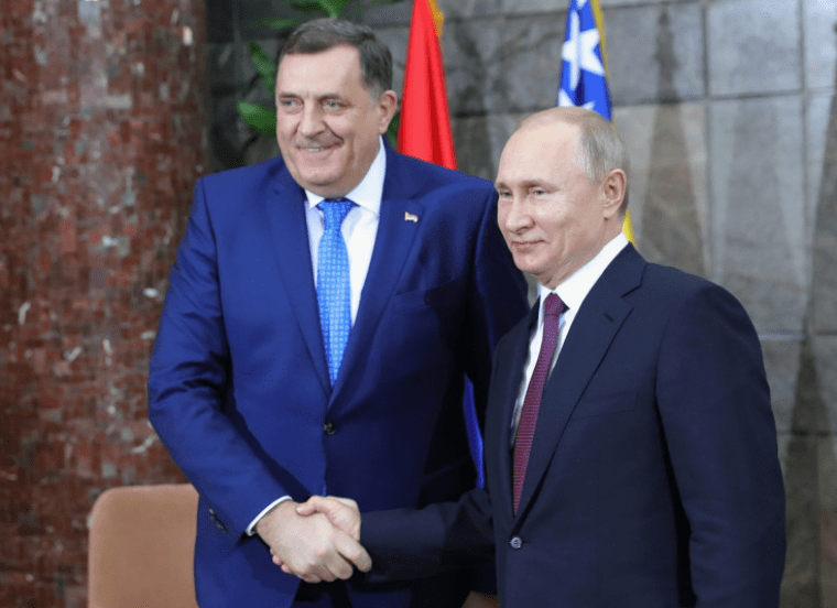 Dodik danas odlazi na sastanak sa Putinom