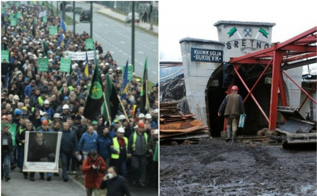 Oba rudara iz Đurđevika bili uz svoje kolege na protestima 24. novembra