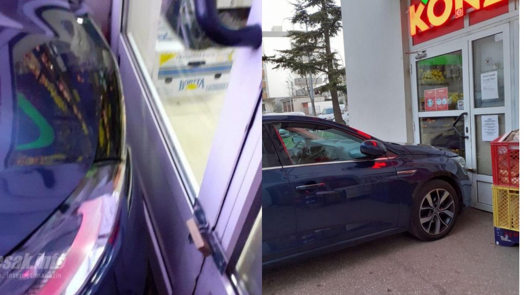 Radnice Konzuma se smrzavale, jer je parking papak parkirao na ulazu u prodavnicu