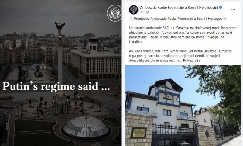 Obračunava ambasada na Facebook-u zbog objave na Instagramu