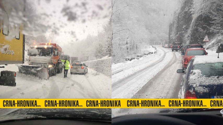 Saobraćajni kolaps u BiH: Jak vjetar obarao električne stubove i stabla na cestu