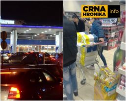 Pomama za gorivom i brašnom u Zenici: Krcati marketi, kolone na benzinskim pumpama