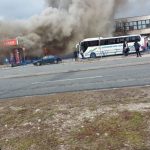 Veliki požar zahvatio Paša doner na autobuskoj stanici u Sarajevu