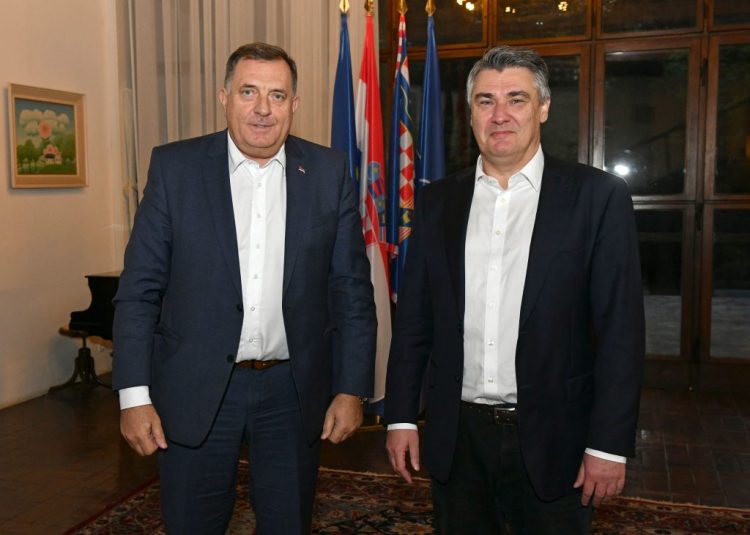 Milanović nazvao Dodika, hrvatski mediji objavili o čemu su razgovarali