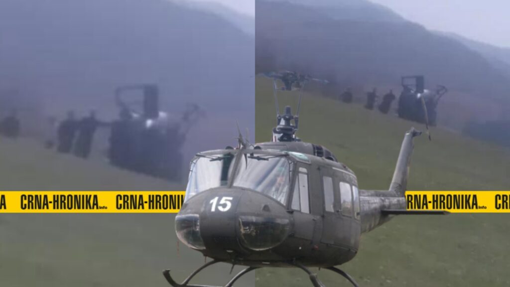 Prevrnuo se helikopter Oružanih snaga BiH kod Visokog: Pao Bell Huey II