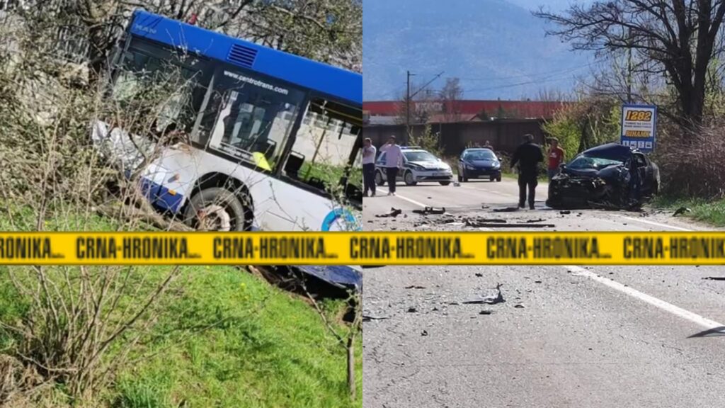 (VIDEO) Stravična nesreća u Rajlovcu: Pri sudaru autobusa i putničkog vozila stradala jedna osoba