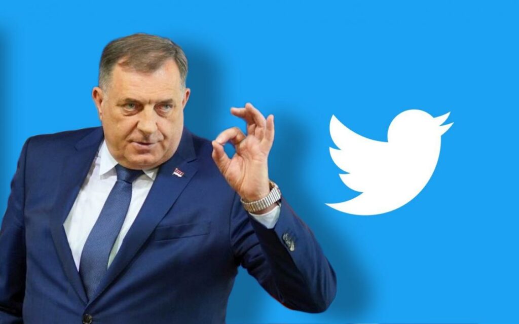 Za samo 1 dan, Dodika zapratilo više hiljada pratitelja na Twitteru: Ovo je njegov nalog