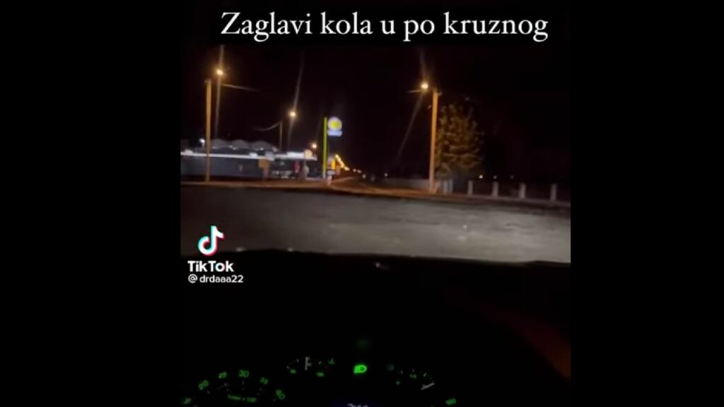 (VIDEO) Policija u Gradišci uhapsila mladića: Snimao se za TikTok vozeći u suprotnom smjeru