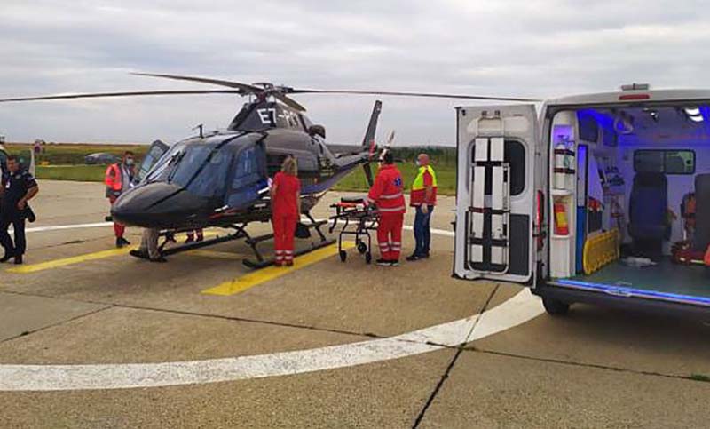 Helikopterski servis pomaže: Trudnica iz Bijeljine transportovana u UKC RS